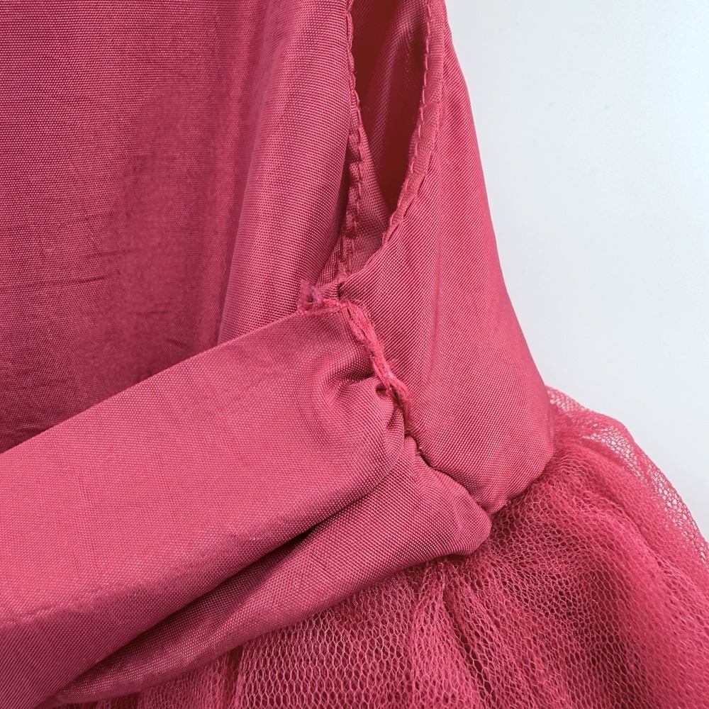 Girls Holiday Party Dress Red Tulle Satin Heirlooms Polly Flinders Girls 5T Xmas - Picture 11 of 12